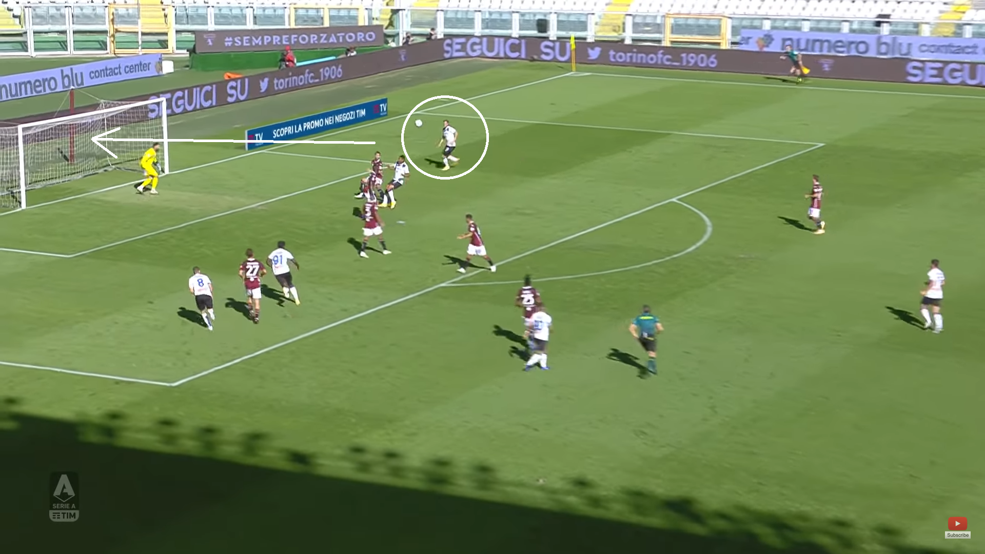 Torino-Atalanta 2-4, l’analisi dei gol: Murru si perde Hateboer